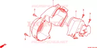 COPERTURA VENTILATORE/PROTEZIONE ANTITERMICA per Honda 50 DIO 1999