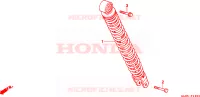 CUSCINO POSTERIORE per Honda 50 DIO 1999