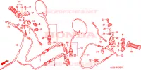 LEVA MANIGLIA/INTERRUTTORE/CAVO(1) per Honda 50 DIO 1999