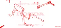 PIEDE D'APPOGGIO/BRACCIO AVVIATORE A TIRO per Honda 50 DIO 1999