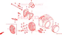 COPERTURA TESTA CILINDRO per Honda DAX 70 1994