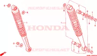 CUSCINO POSTERIORE per Honda DAX 70 1994