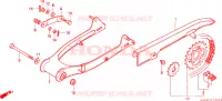 FORCA POSTERIORE per Honda DAX 70 1994