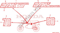 MARCHIO per Honda DAX 70 1994