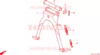 PIEDE D'APPOGGIO per Honda DAX 70 1994