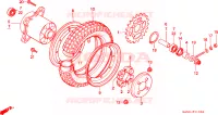 RUOTA POSTERIORE per Honda DAX 70 1994