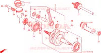 ALBERO A GOMITI/PISTONE per Honda NSR 75 1992