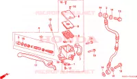 CILINDRO MAESTRO FRENO per Honda NSR 75 1992