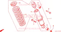CUSCINO POSTERIORE per Honda NSR 75 1992