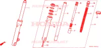 FORCELLA ANTERIORE per Honda NSR 75 1992
