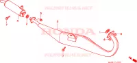 SMORZATORE SCARICO per Honda NSR 75 1992