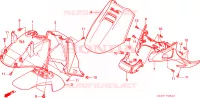 COPERTURA ANTERIORE per Honda BALI 50 1995