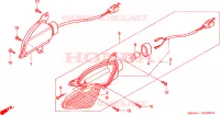 FRECCIA per Honda BALI 50 1998