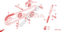 CATENA CAMMA/TENSIONE per Honda C 90 circle shape winker 2000