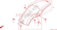 PARAFANGO POSTERIORE per Honda CR 85 R BIG WHEELS 2003