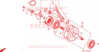 ALBERO A GOMITI/PISTONE per Honda CR 80 R BIG WHEEL 2000