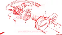 COPERTURA CASSA MANOVELLA/ GENERATORE per Honda CR 80 R BIG WHEEL 2000
