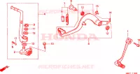 PEDALE/BRACCIO AVVIATORE A TIRO per Honda CR 80 R BIG WHEEL 2000