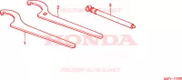UTENSILI per Honda CR 80 R BIG WHEEL 2000