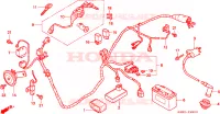BARDATURA FILO/ RINCULO IGNIZIONE/BATTERIA per Honda SFX 50 1995