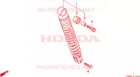 CUSCINO POSTERIORE per Honda SFX 50 1995