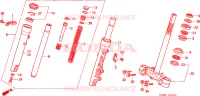 FORCELLA ANTERIORE/GAMBA STERZO per Honda SFX 50 1995