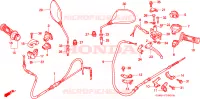 LEVA MANIGLIA/INTERRUTTORE/ CAVO per Honda SFX 50 1995