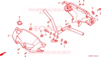 MANIGLIA STERZO/ COPERTURA MANIGLIA per Honda SFX 50 1995