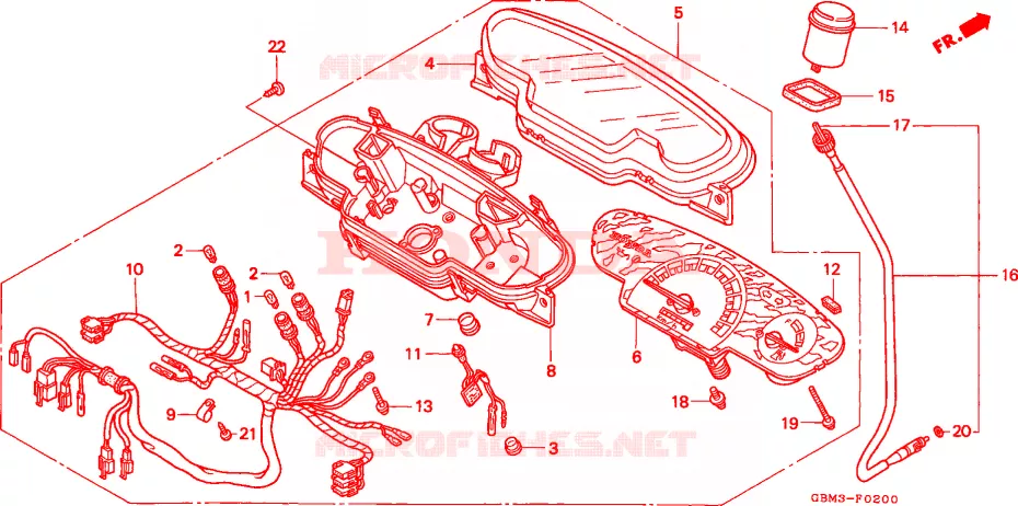 INDICATORE Honda SCOOTER 50 SFX 1995  SFX50S