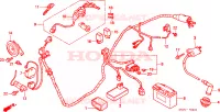 BARDATURA FILO/ RINCULO IGNIZIONE/BATTERIA per Honda SFX 50 1998