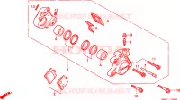 CALIBRO FRENO ANTERIORE per Honda SFX 50 1998