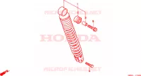 CUSCINO POSTERIORE per Honda SFX 50 1998