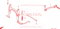 PIEDE D'APPOGGIO/BRACCIO AVVIATORE A TIRO per Honda SFX 50 1998