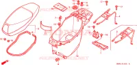 SEDILE/SCATOLA BAGAGLI per Honda SFX 50 1998