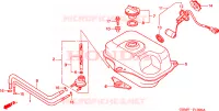 SERBATOIO COMBUSTIBILE per Honda SFX 50 1998