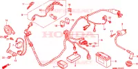 BARDATURA FILO/ RINCULO IGNIZIONE/BATTERIA per Honda SFX 50 1999