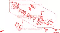 CALIBRO FRENO ANTERIORE per Honda SFX 50 1999
