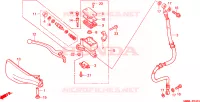 CILINDRO MAESTRO FRENO(2) per Honda SFX 50 1999