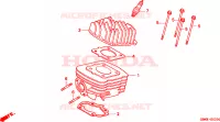 CILINDRO/TESTATA per Honda SFX 50 1999