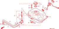 SERBATOIO COMBUSTIBILE per Honda SFX 50 1999