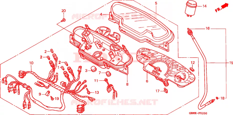 INDICATORE(1) Honda SCOOTER 50 SFX 1999  SFX50X