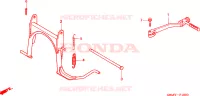 PIEDE D'APPOGGIO/BRACCIO AVVIATORE A TIRO per Honda SFX 50 2000