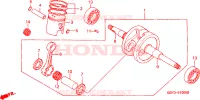 ALBERO A GOMITI/PISTONE per Honda SCOOPY 50 1996