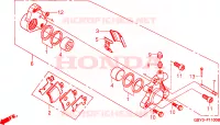 CALIBRO FRENO ANTERIORE per Honda SCOOPY 50 1996