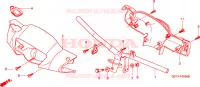 CONDOTTO MANIGLIA/COPERTURA MANIGLIA per Honda SCOOPY 50 1996