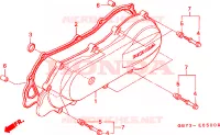 COPERTURA CASSA MANOVELLA per Honda SCOOPY 50 1996