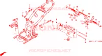 CORPO TELAIO per Honda SCOOPY 50 1996