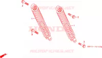 CUSCINO POSTERIORE per Honda SCOOPY 50 1996