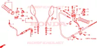 LEVA MANIGLIA/INTERRUTTORE/CAVO per Honda SCOOPY 50 1996