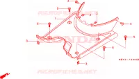 PANNELLO PAVIMENTO per Honda SCOOPY 50 1996